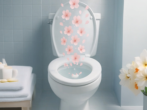 tofume tablet at the bathroom