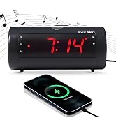 Sonic Blast Digital Alarm Clock, Loud Alarm Clock for Heavy Sleepers