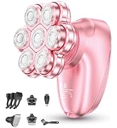 5-in-1 Electric Razors for Women, 7D Magnetic Heads Full Body Shaver, Waterproof Wet Dry Hair Rem...