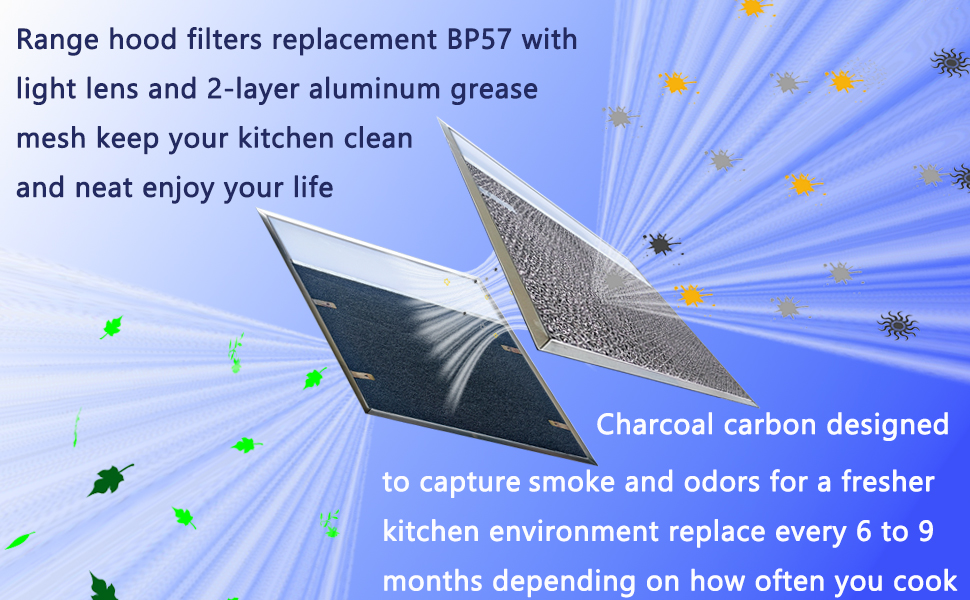 Demonstrates outstanding filtration effectiveness of BP57 stove filter vent nutone replacement