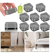 Yookwutar 8 Pack Furniture Risers 1 Inch, Adjustable Bed Risers Heavy Duty for Table Desk Couch C...