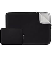 RAINYEAR 14 Inch Laptop Sleeve Protective Case Soft Fluffy Lining Padded Zipper Cover Carrying Ba...