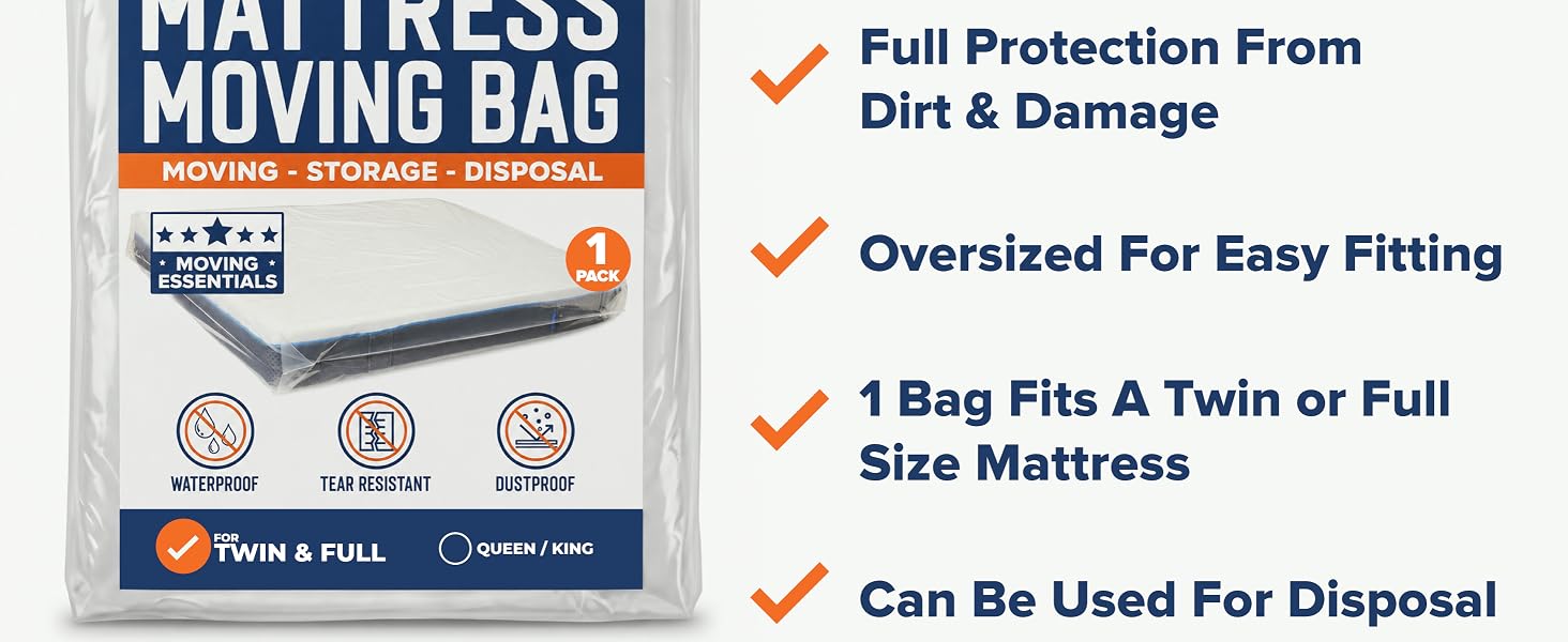 mattress bag for moving home