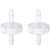Quickun Inline Check Valve, 3/16" Hose ID One Way Return Inline Check Valve High Temperature and ...