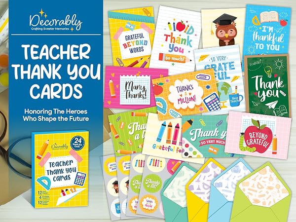 teacher thank you cards