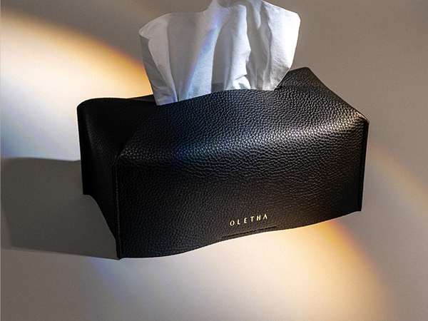 oletha tissue box cover compatible with puffs flat box tissue