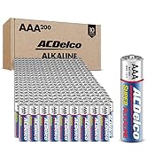 ACDelco AAA Batteries, Maximum Power Super Alkaline Battery, 10-Year Shelf Life, Recloseable Pack...
