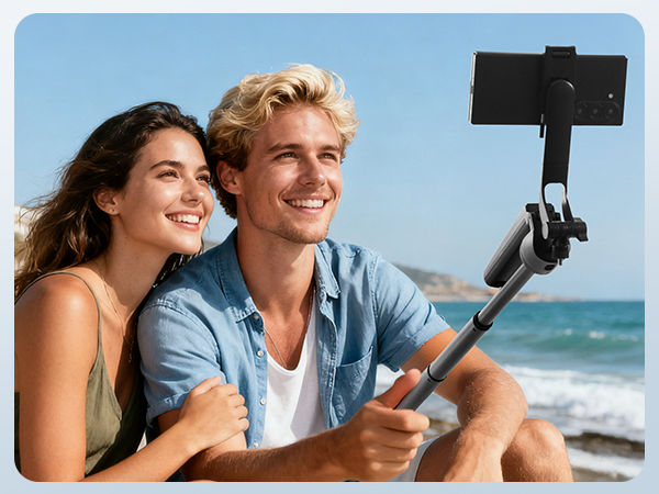 selfie stick for iphone with light