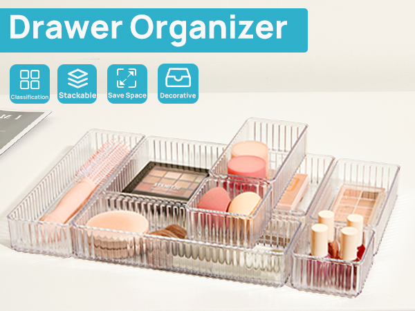 vanity organizers and storage