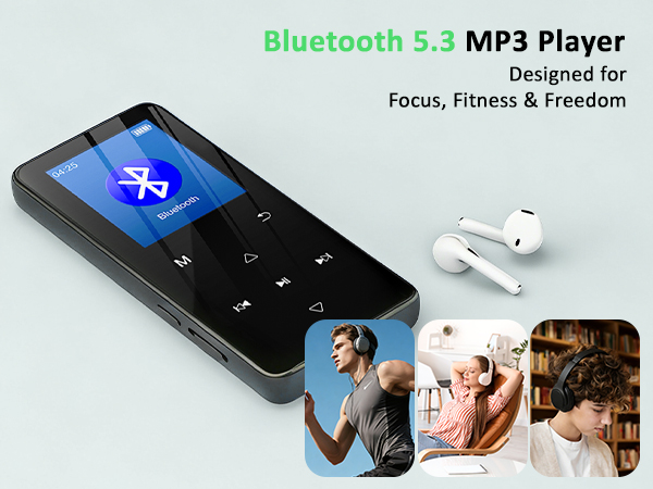 music player with bluetooth