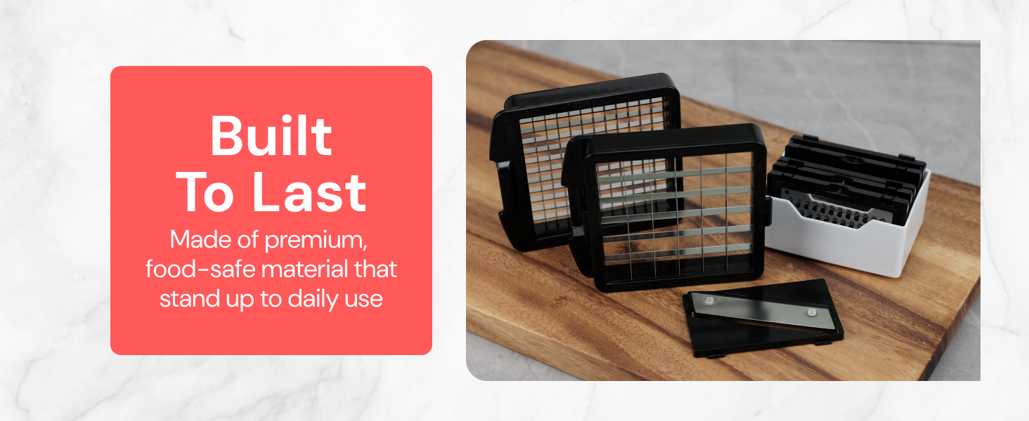 Fullstar Pro XL Chopper and Mandoline Slicer is made out of premium material