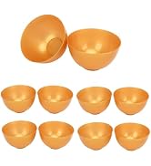 NSXAYIWE 10PCS Facial Mask Mixing Bowl, 4 Inch High Hardness Plastic Mixing Bowls with Non-slip B...