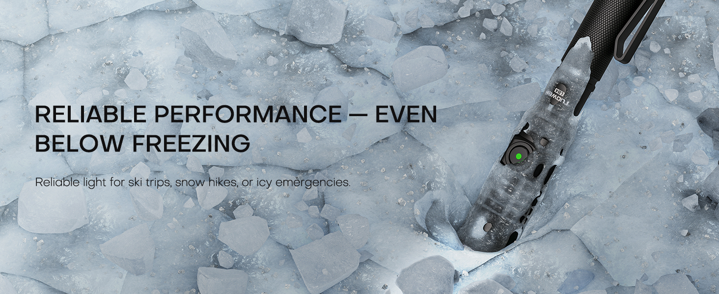 BELOW FREEZING RELIABLE PERFORMANCE - EVEN