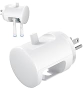 2-in-1 Wireless Wall Station Compatible with Oral-B Braun Electric Toothbrush, 3-Port US Plug wit...