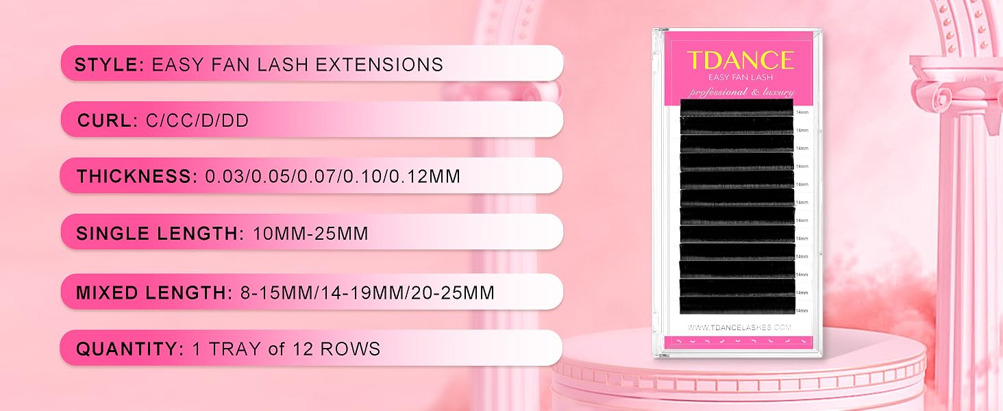 easy fan lash extensions