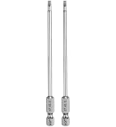 HARFINGTON 2pcs Hex Head Wrench Drill Bit 2.5mm (H2.5) Metric 1/4" Hex Shank 110mm (4.3") Long Ma...