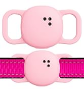 DDJ Cat Collar Case for Tile Life360 Sticker (2024) Tracker, 2-Pack Silicone Anti-Lost Protective...