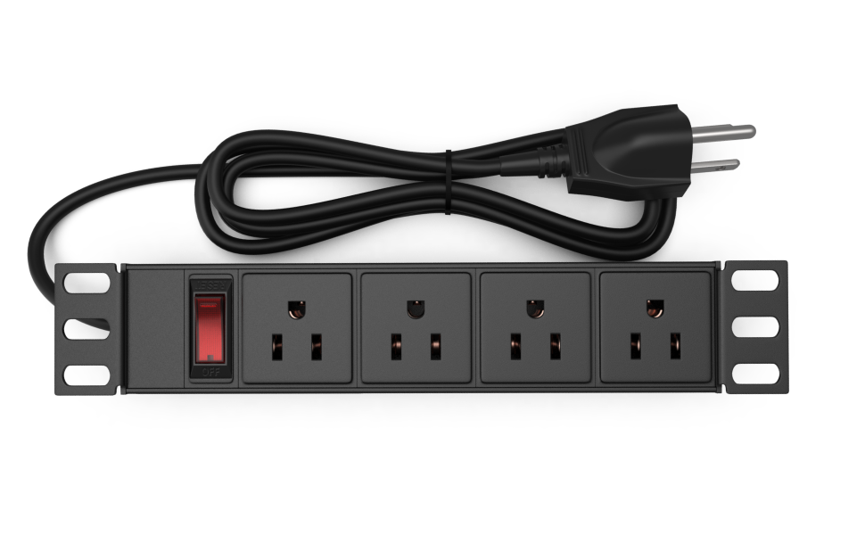 Tupavco 1U (4 Outlet) Power Distribution Unit