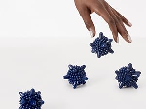 Hand dropping four agitators