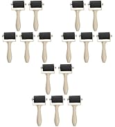 MAGICLULU Relief Printing Brayers Relief Printing Brayers 15 Pcs Rubber Printmaking Roller Plasti...