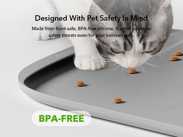 cat food mat