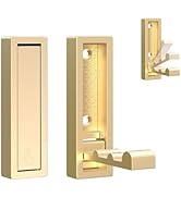 Heavy-Duty Square Folding Wall Hooks, Sturdy Zinc Alloy Foldable Coat Hooks for Hanging Towel, Co...