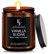 Vanilla Sugar Scented Candles for Home,Soy Wax Candle Aromatherapy Candles Gift for Women Men, 7oz