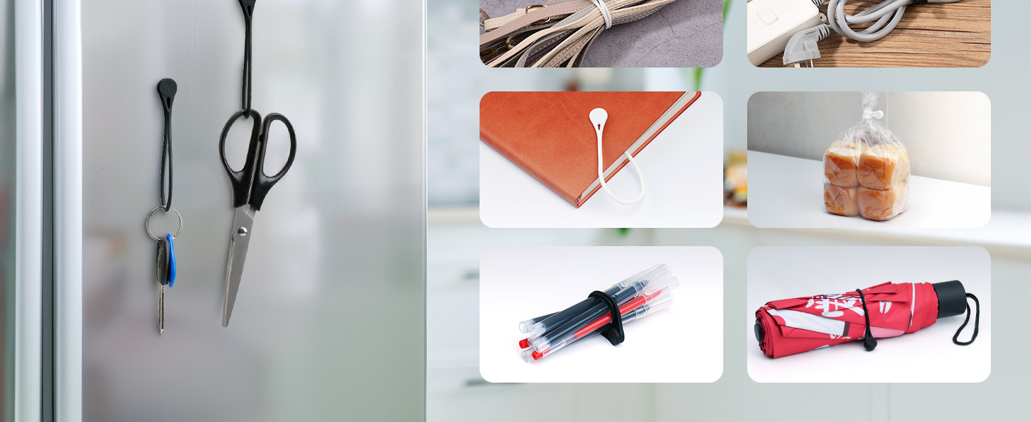 Silicone Magnetic Cable Ties
