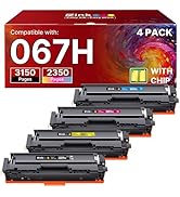 E-Z Ink 067H 067 Toner Cartridge with Chip Compatible for Canon 067H Toner Cartridge Set High Yie...