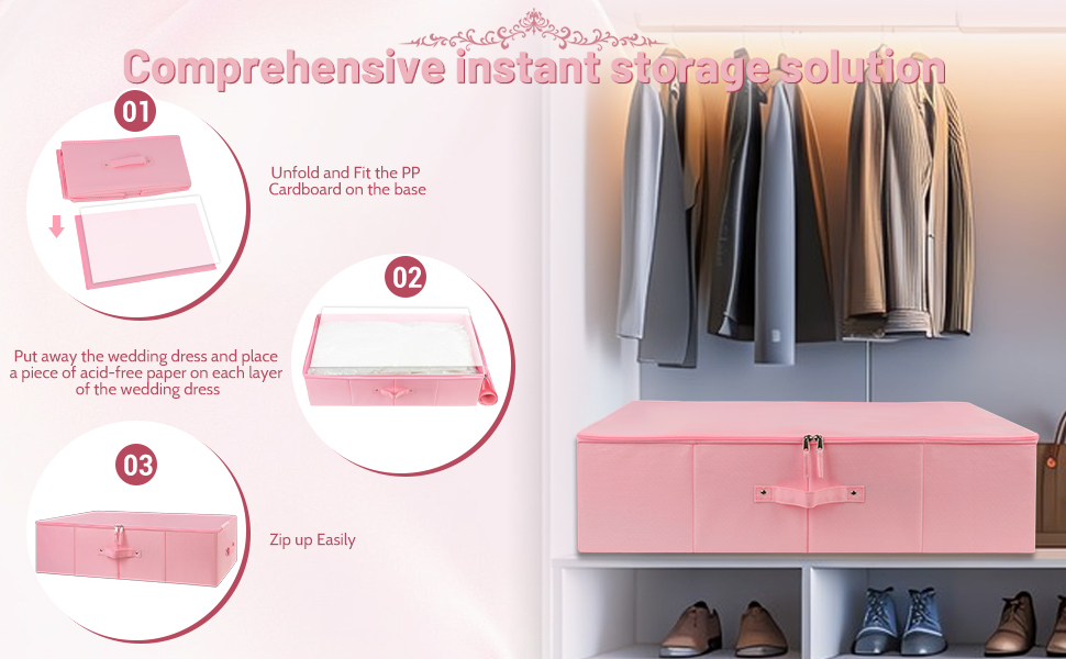 wedding dress storage box preservation kit