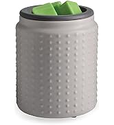 Candle Warmers ETC. Wax Melt Fragrance Warmer for Scented Wax Melts, Cubes, Tarts with Silicone D...