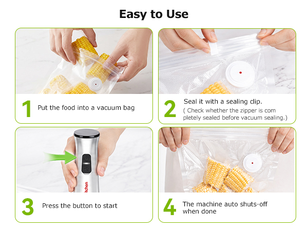 Bonsenkitchen handheld vacuum sealer