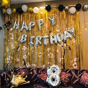 Pack of 2 Streamer Backdrop for Birthday