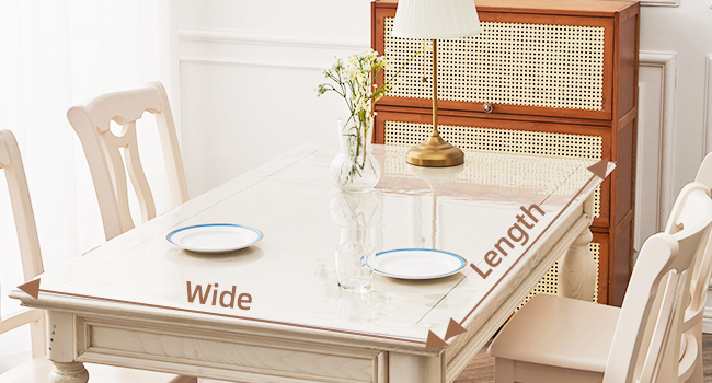 clear table protector