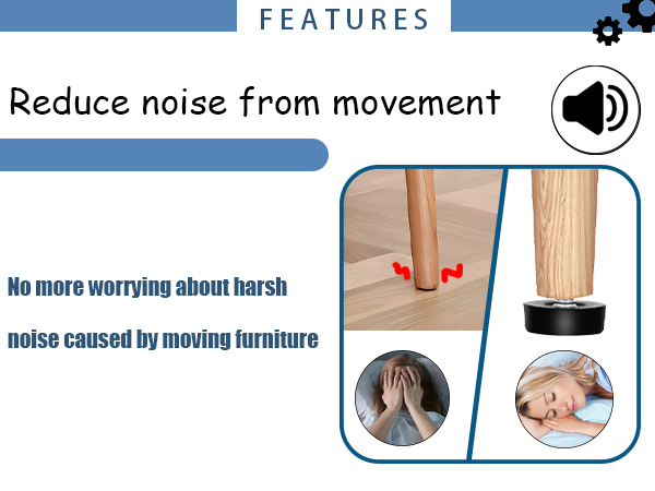 Reduce noise from movement