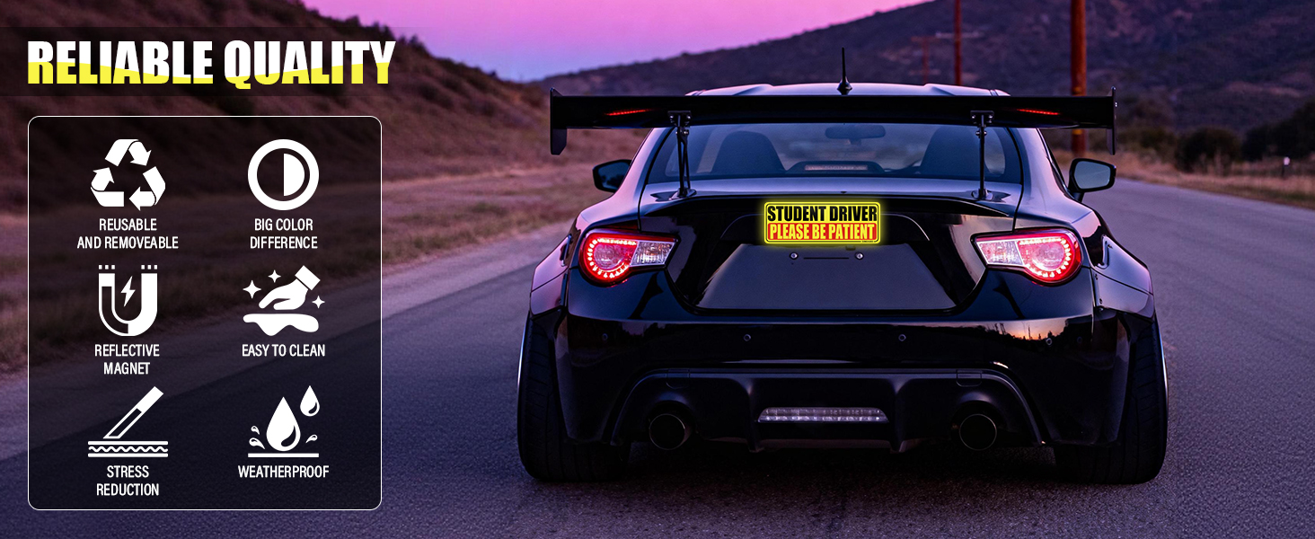 SINGARO STUDENT DRIVER MAGNET