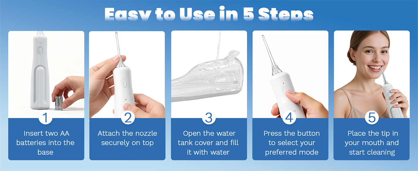 portable water flosser