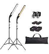GSKAIWEN LED Video Light Battery Powered Photography Light Portable Handheld Wand,Dimmable 2800-5...