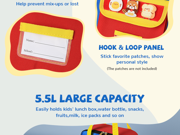 red lunch box kids for boy