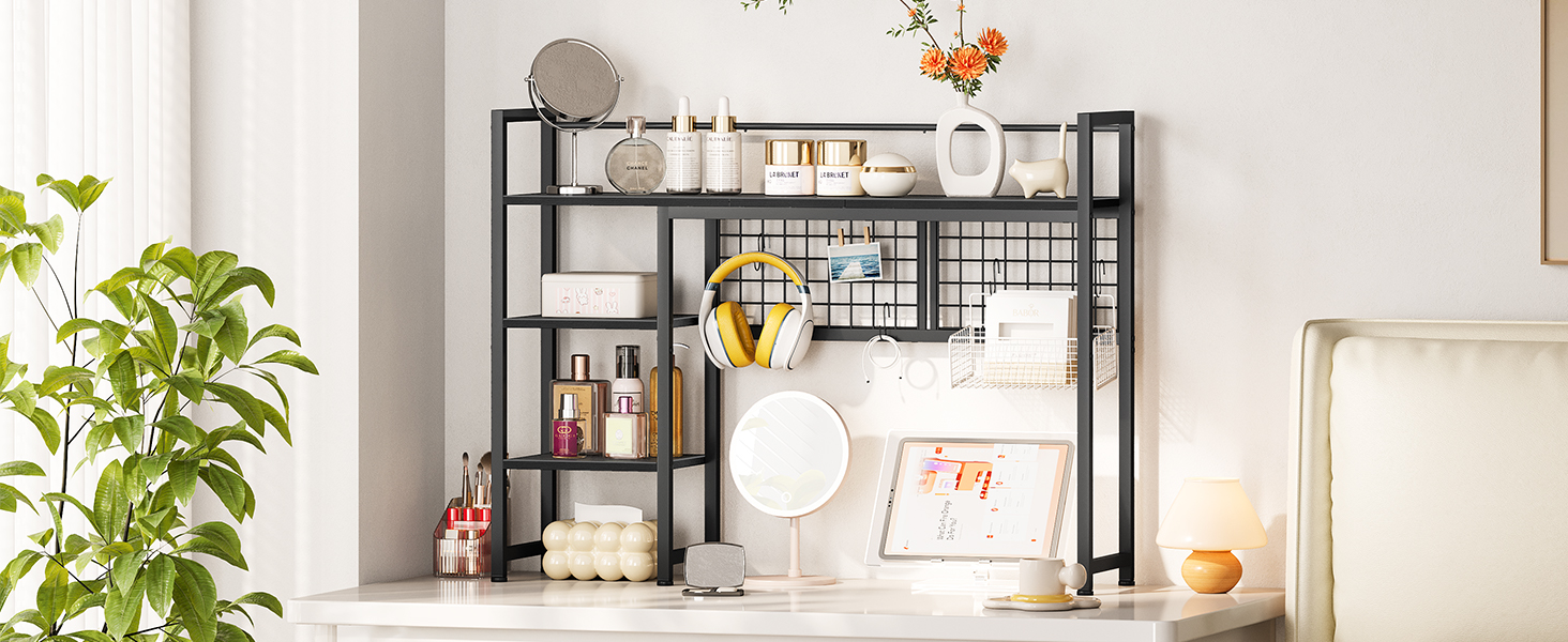 modern desk shelf