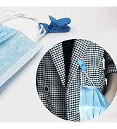 Serve Clean 12pc Apparel Storage Mask Clips, Attach your mask clip to any thickness clothing, Qui...
