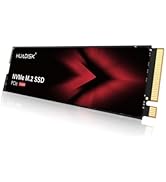 HUADISK M.2 2280 NVMe SSD with Heatsink,128GB Gen3x4 Internal Solid State Drive,Up to 1700MB/s,3D...