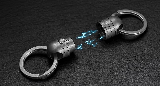 detachable key ring quick release edc keychain