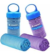 YQXCC 2 Pack Cooling Towel (47"x12") Ice Towel for Neck, Soft Breathable Chilly Towel, Microfiber...