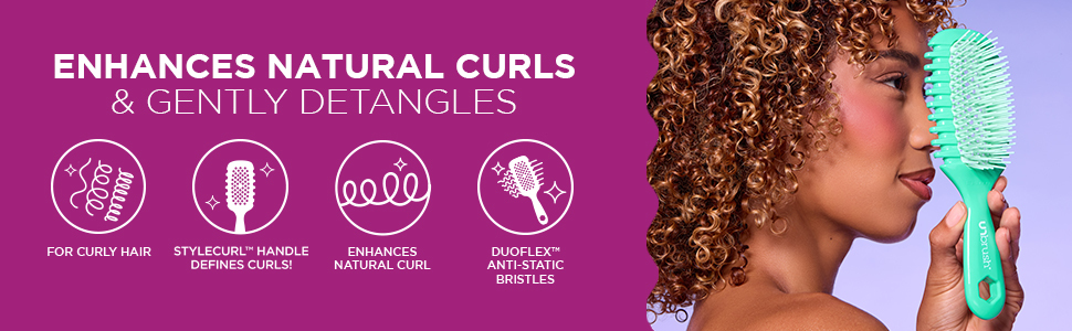 curly hairbrush curl defining hair brush curl separating brush