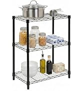 Honey-Can-Do 3-Tier Heavy Duty Adjustable Shelving Unit, 250-lb Per Shelf Metal Storage Rack, NSF...