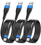 OIITH Apple MFi Certified iPhone Charger Cable 3 Pack 6 Ft, Long Lightning Charging Cord, Fast 2....