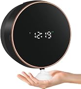 Monstake Automatic Soap Dispenser, Touchless Rechargeable Wall Mount | Smart Display, 3 Gears Adj...