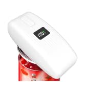 Electric Can Opener – USB Rechargeable with LED Display, Smooth Edge & Auto Stop, One-Touch Hands...