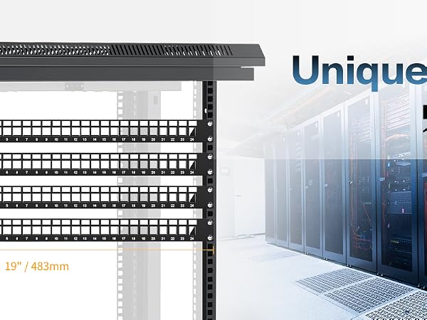 Blank keystone patch panel